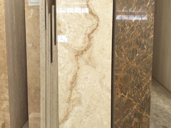 مرکز خرید سنگ تراورتن کرم موج دار با قیمتی عالی در اصفهان